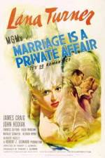 Watch Marriage Is a Private Affair Xmovies8