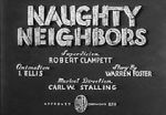 Watch Naughty Neighbors (Short 1939) Xmovies8