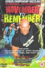 Watch ECW - November To Remember '99 Xmovies8