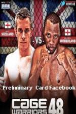 Watch Cage Warriors 48 Preliminary Card Facebook Xmovies8