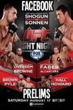 Watch UFC Fight Night 26 Facebook Prelims Xmovies8